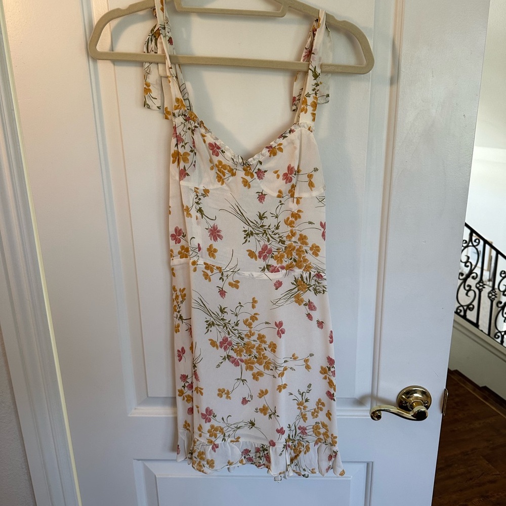 Reformation Christine mini floral dress